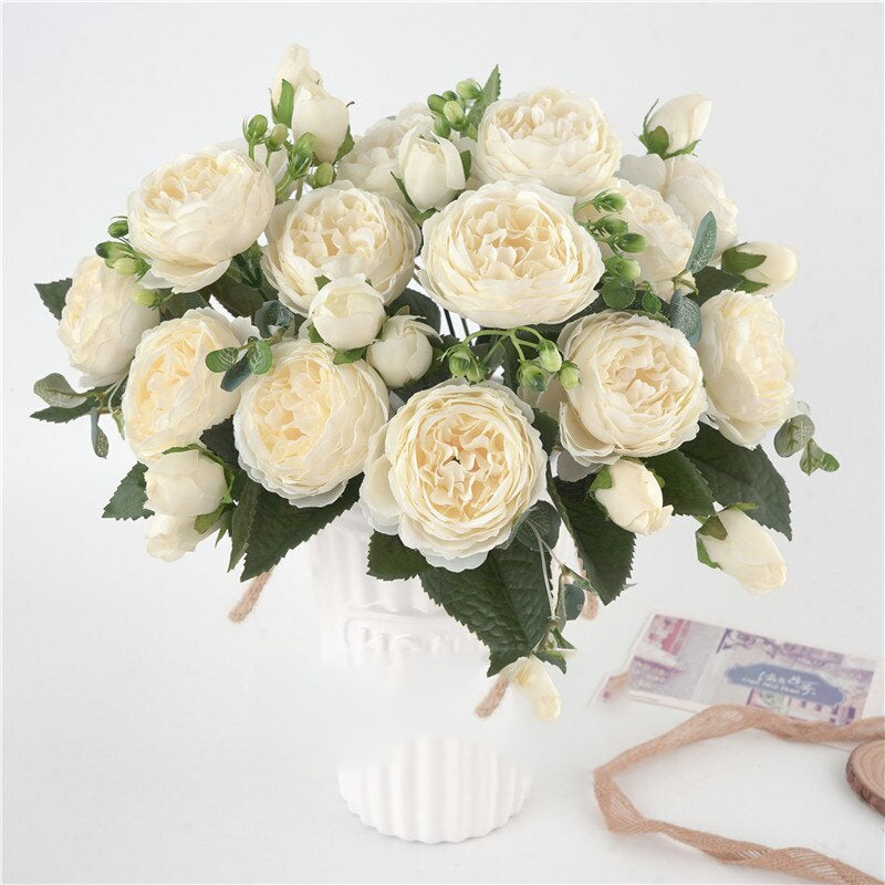 bouquet de pivoines blanches 2