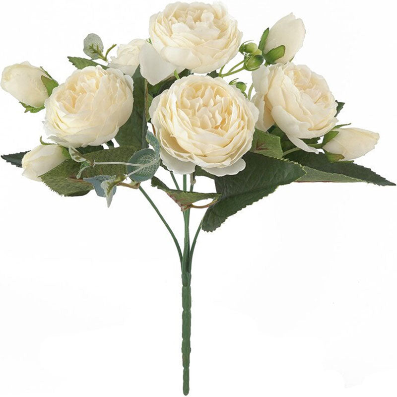 bouquet de pivoines blanches