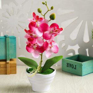 orchidee artificielle en soie 2