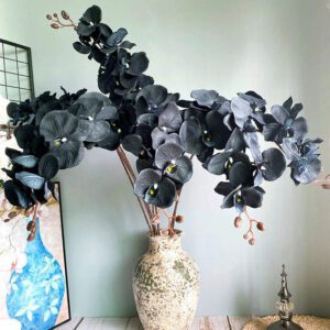orchidee artificielle noire 2