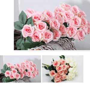 bouquet de roses artificielles