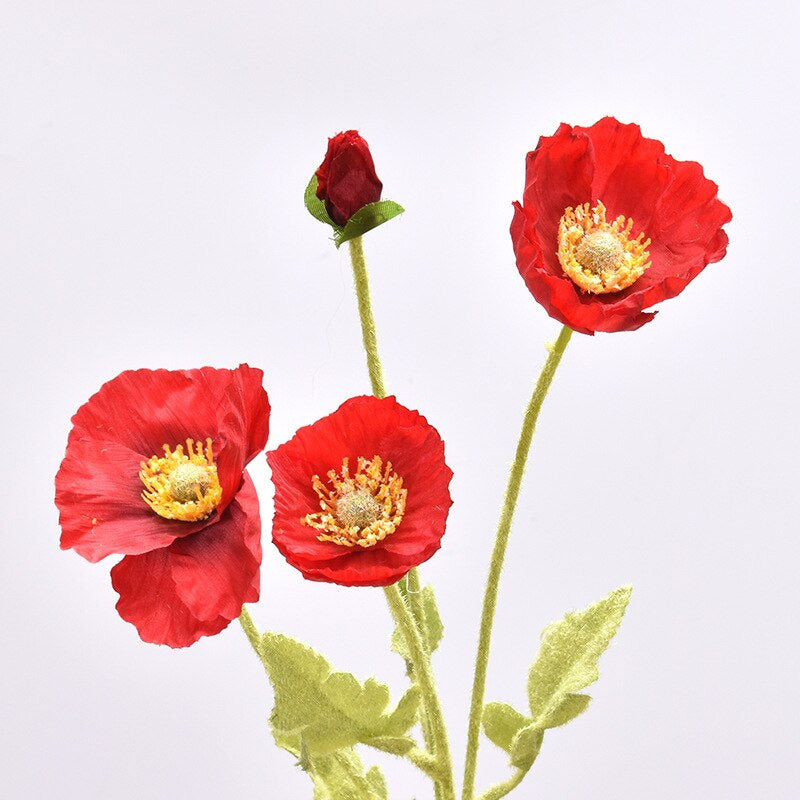 coquelicot artificiel rouge