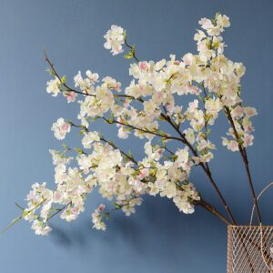 fleurs de cerisier artificiel blanches