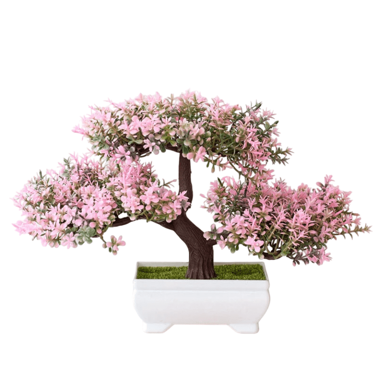 Plantes Artificielles Miniatures Pour Maison De Poupée - Bonsaï Déco Intérieur En Résine - Ornements Verts