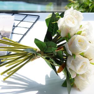 bouquet roses blanches 2
