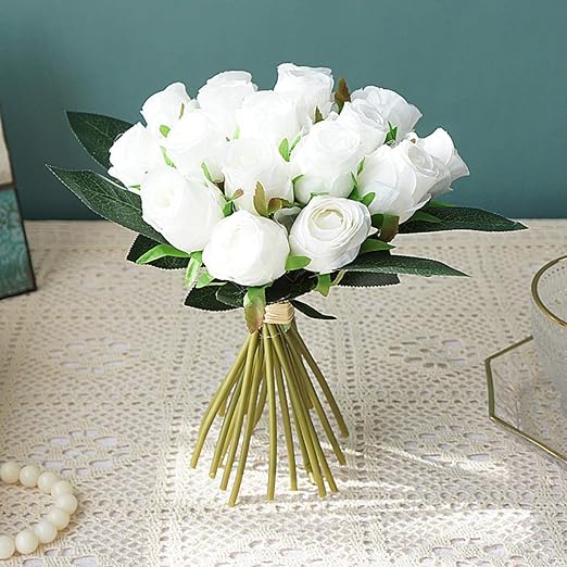 bouquet roses blanches