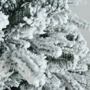 kf H2c59bfb23c2147cc8526c6ed970047f0a Arbre de No l Floqu en PVC Artificiel Accessoires de Mise en Sc ne D coration