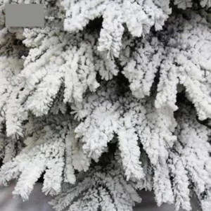 kf Sf4a5e0e348aa4c0cb4bbc66ebd1c81b52 Grand sapin de No l blanc neigeux arbres de No l de cryptage en PVC 1
